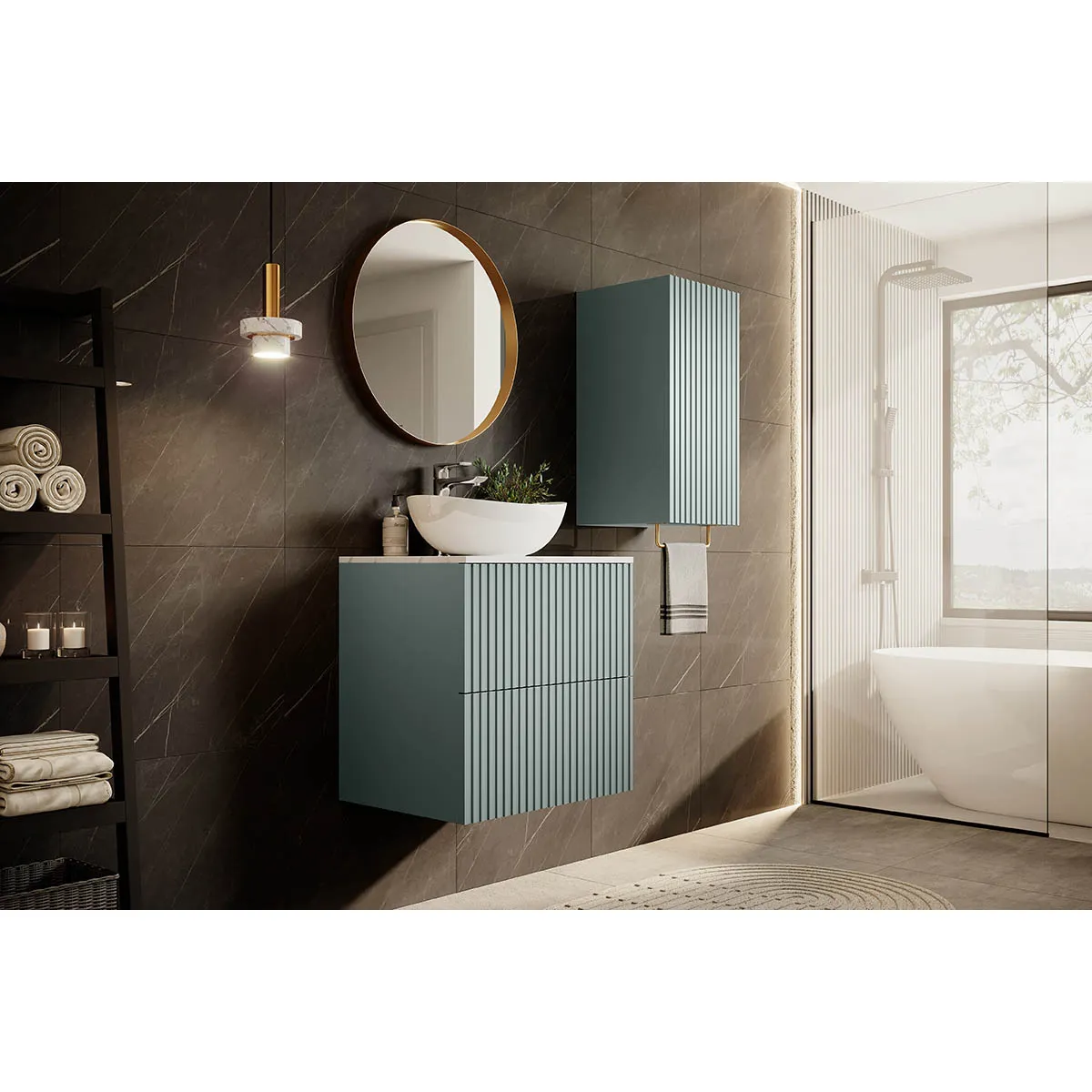 Corp Suspendat Baie Nicole, 70 cm, Verde Mentă