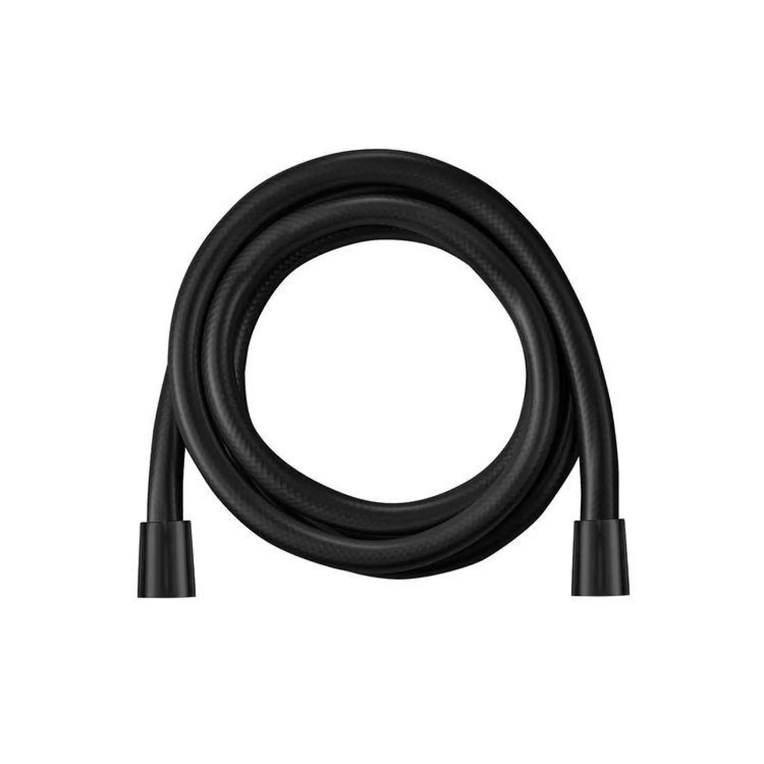 Furtun_de_dus_Negru_mat_170_m_PVC_LUX_BLACK
