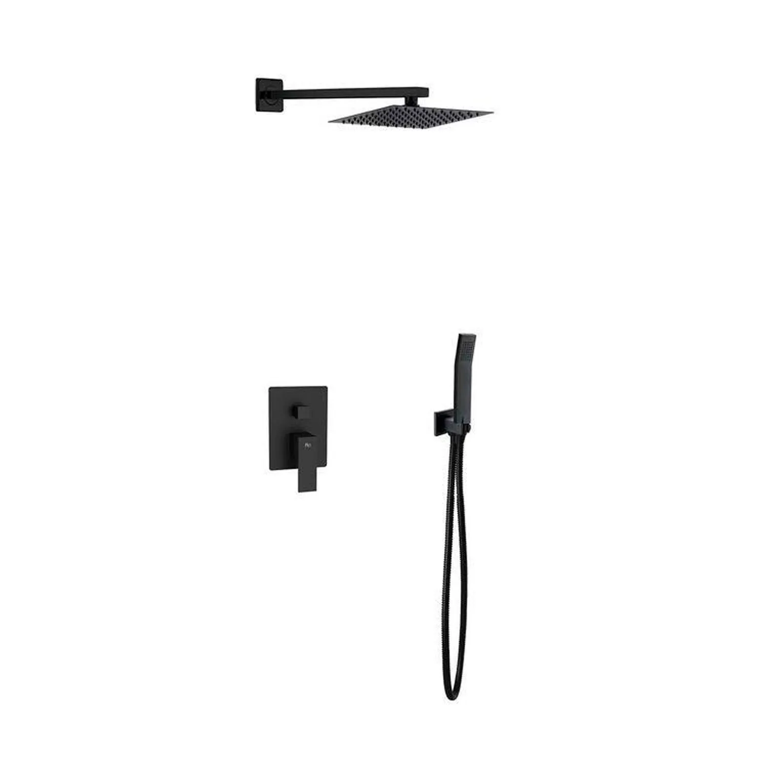 Set_de_dus_incorporat_brat_pe_perete_Negru_mat_VEGA_BLACK