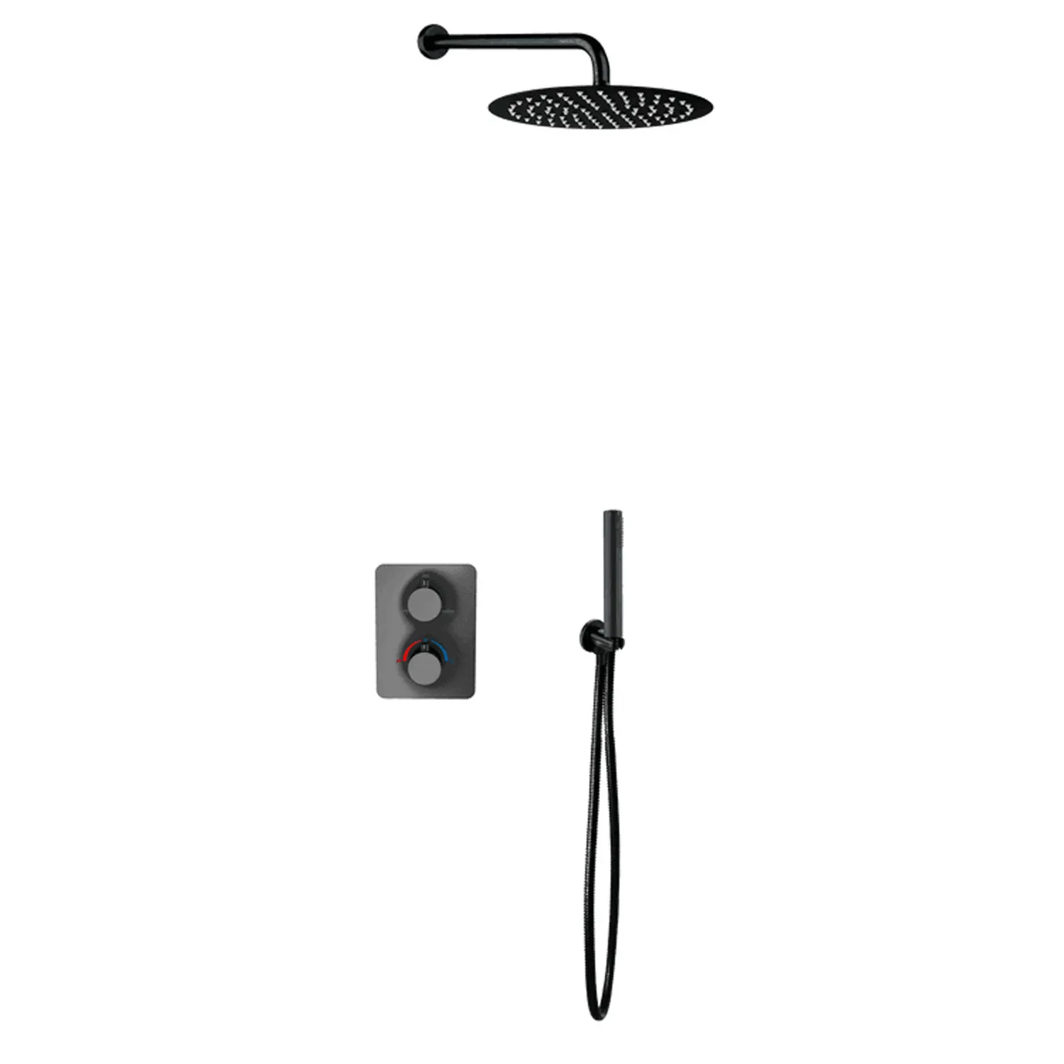 Set_de_dus_termostatic_incorporat_brat_pe_perete_Negru_mat_ERA_BLACK