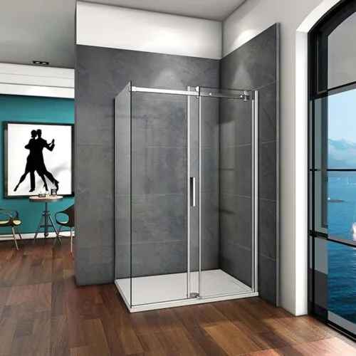 Cabină de duș 105x80x195cm, ușă glisantă, paravan din sticlă  SK