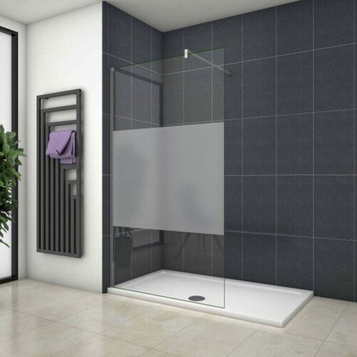 Cabină de duș 200 cm, paravan din sticlă NANO 8 mm cu folie de protecție