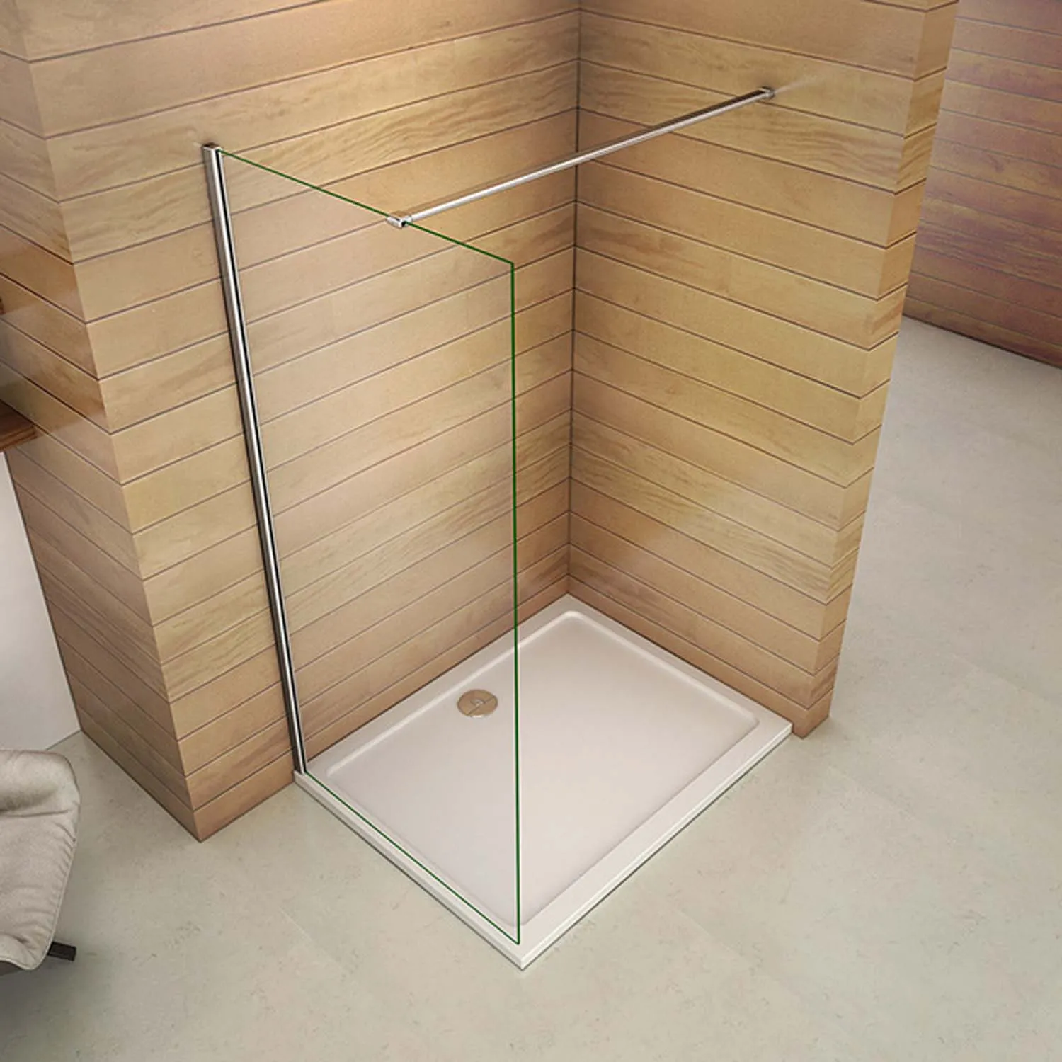 Cabină de duș 66,8 cm x 185 cm, ecran de duș 6 mm NANO