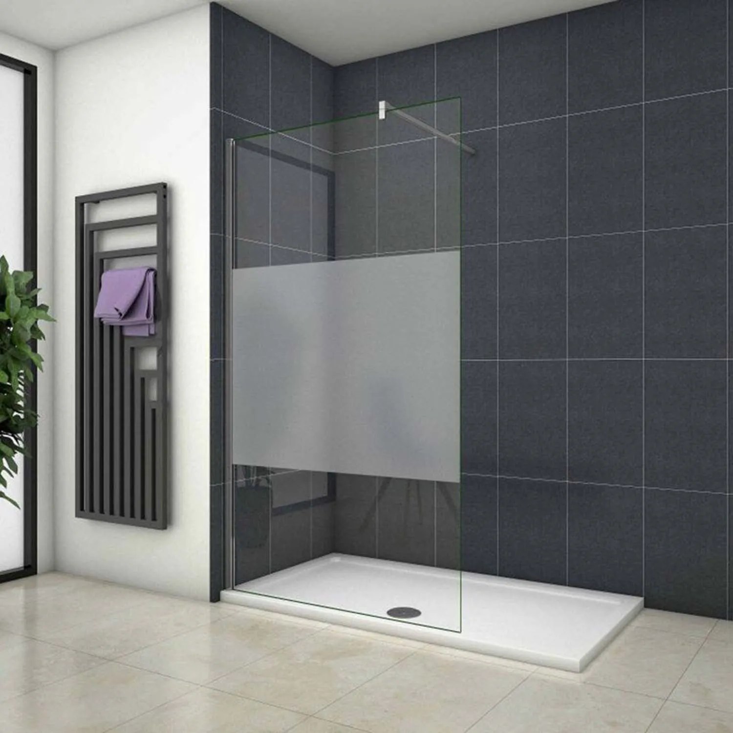 Cabină de duș 70x200cm, ecran de duș din sticlă NANO 10mm cu folie de protecție
