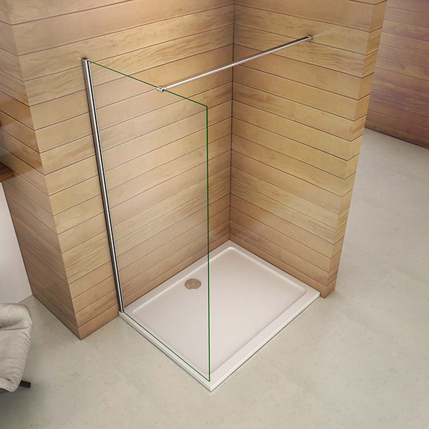 Cabină de duș 72,8 cm x 185 cm sticlă NANO 6 mm