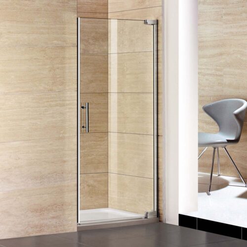 Cabină de duș 80x185cm sticlă NANO 8mm cu cadiță de duș 90x80x3cm