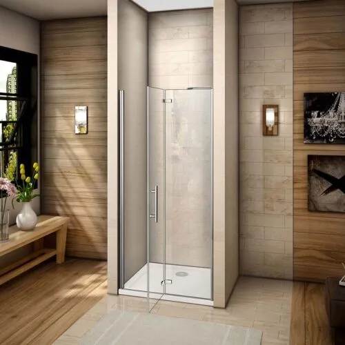 Cabină de duș 80x195cm cu ușă de nișă, sticlă NANO