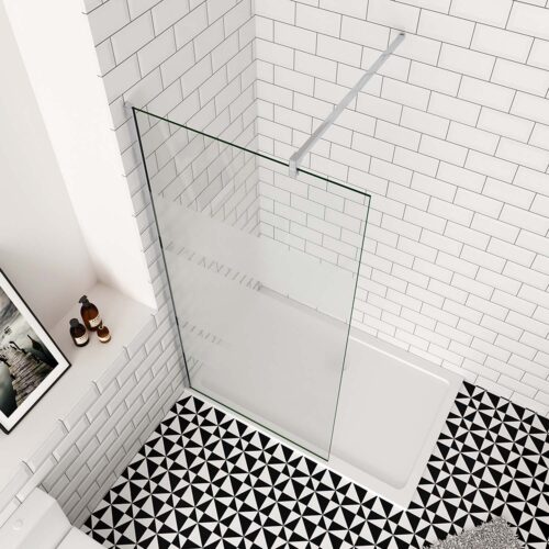 Cabină de duș NANO 6 mm, perete lateral, dimensiuni 70 cm x 190 cm