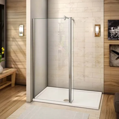 Cabină de duș Walk-in 8mm, paravan din sticlă nano, 140x200cm