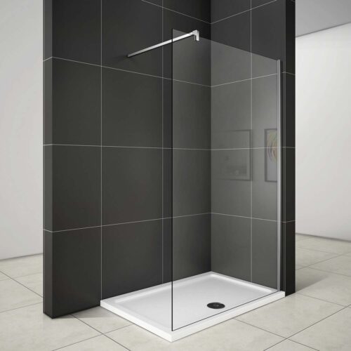 Cabină de duș cu paravan 10mm sticlă NANO 120x200cm