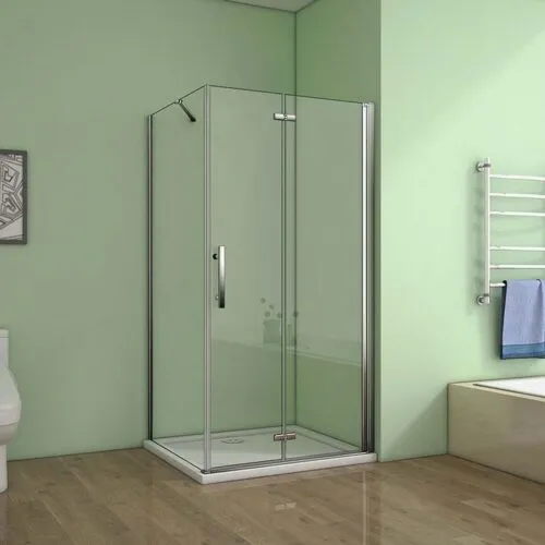 Cabină de duş cu uşă rabatabilă şi rotativă 70x80x195 cm