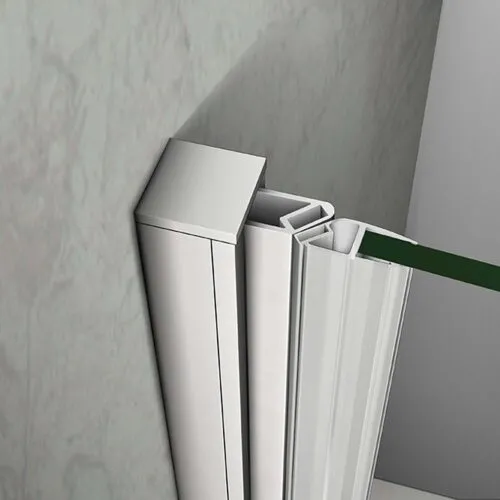 Cabină de duș cu ușă rotativă din sticlă ESG 90x185cm + cădiță de duș 90x90x3cm