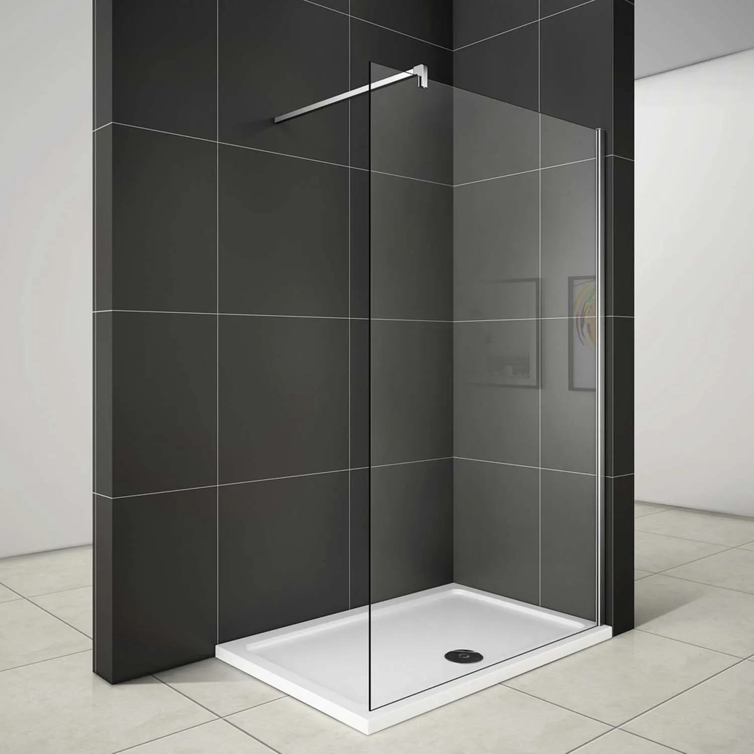 Cabină de duș paravan de duș 10mm sticlă NANO 160x200cm