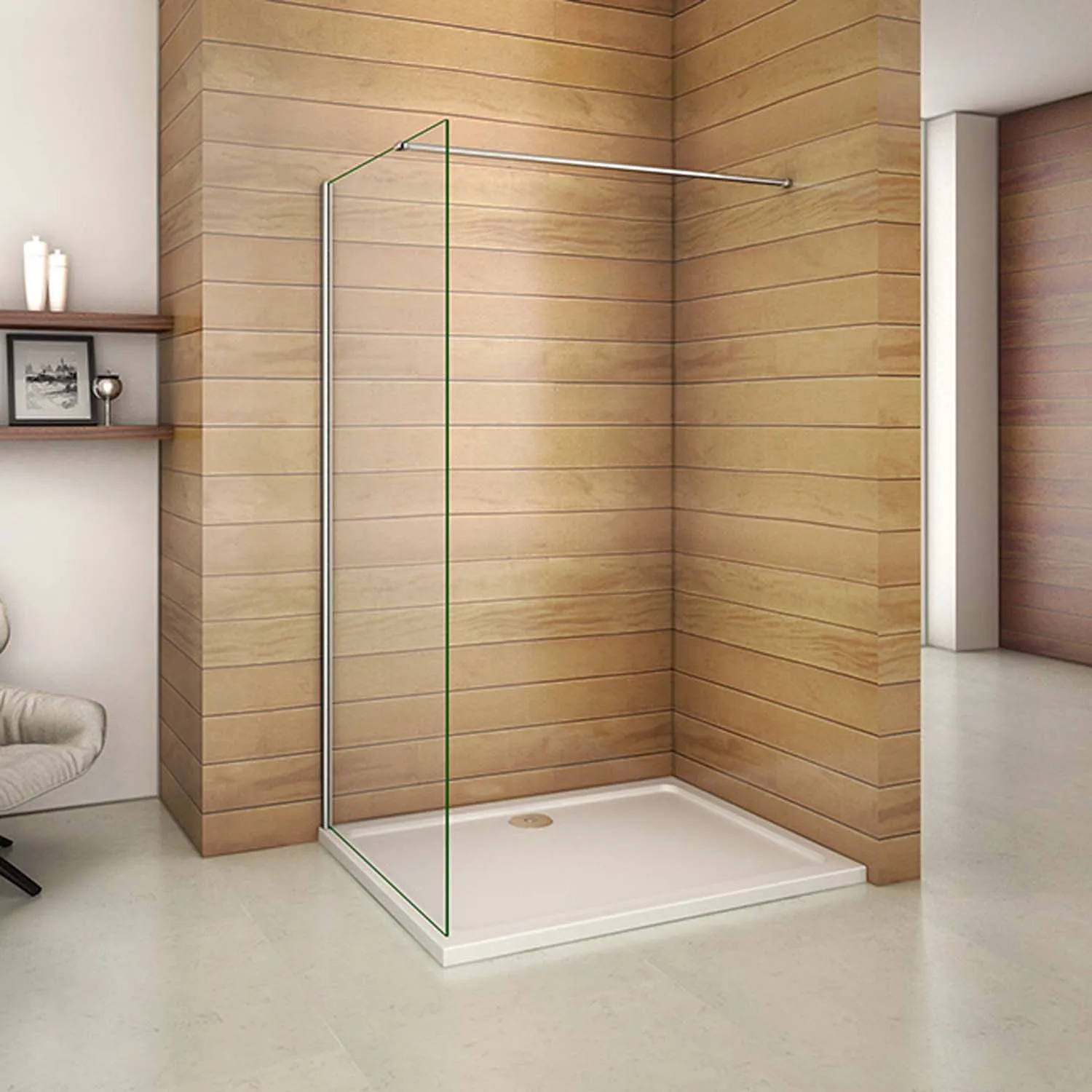 Cabină de duș paravan din sticlă NANO 6 mm, 72,8 cm x 195 cm