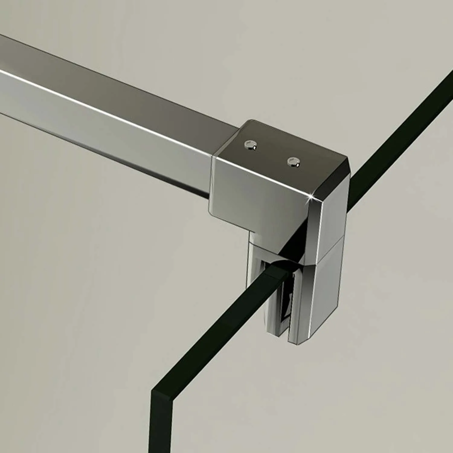 Cabină de duș walk-in 100x200cm, sticlă NANO 8mm