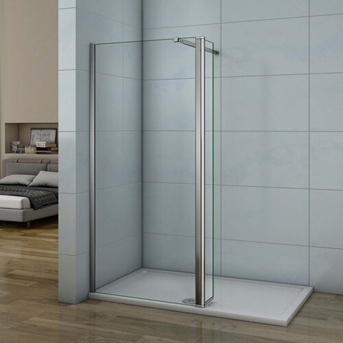 Cabină de duș walk-in 8mm, paravan din sticlă nano, dimensiuni 140x200cm