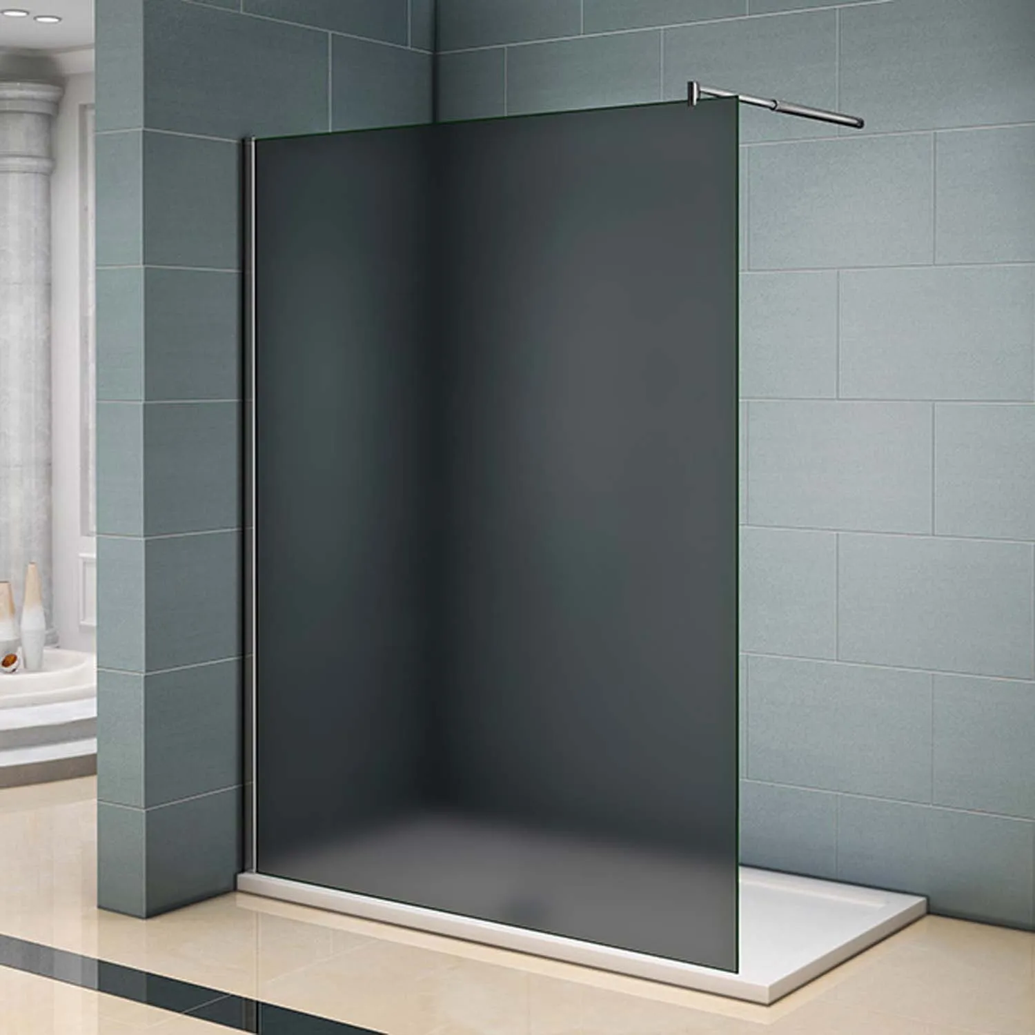 Paravan de duș 140x200cm sticlă NANO 10mm cu folie de protecție