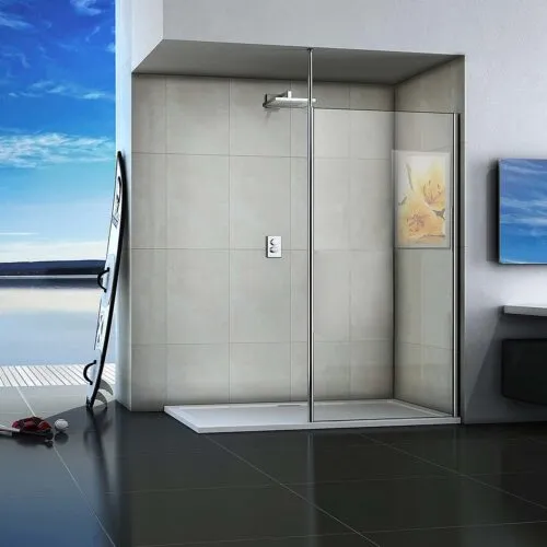 Paravan de duș NANO sticlă 8mm 90x200cm cu suport de tavan