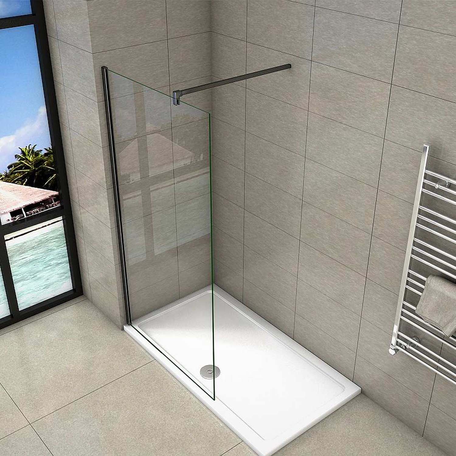 Paravan de duș walk-in 10mm NANO GLASS 60x200cm