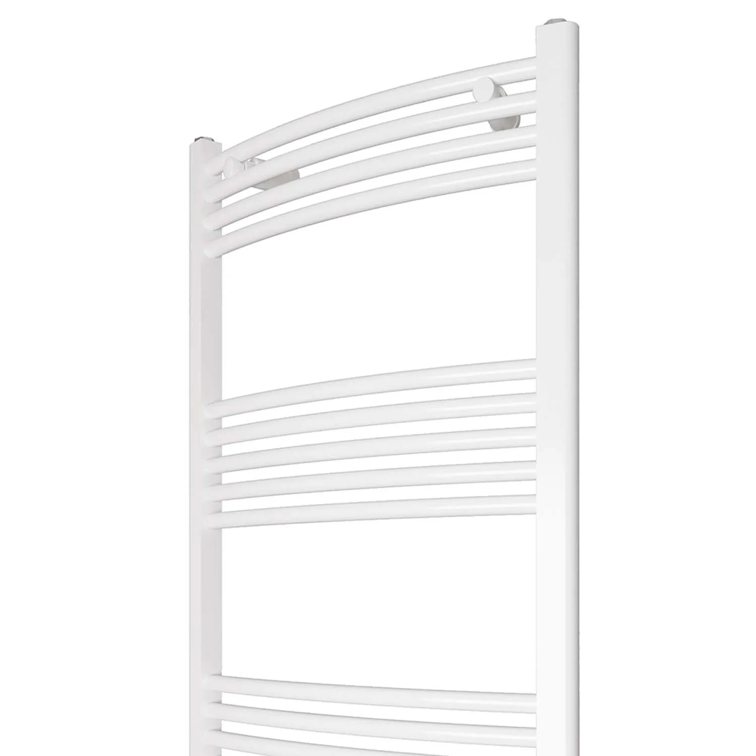 Radiator baie racord central alb oval 160x50 cm